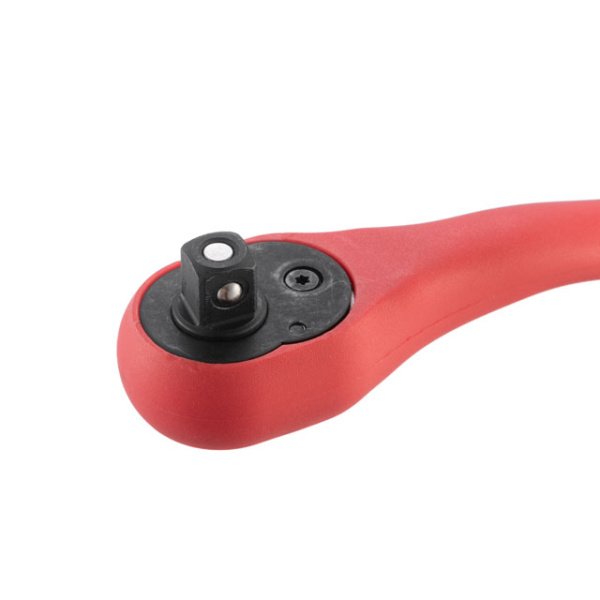 Рукоятка із храповим механізмом на 72 зуба  3/8" вигнута Cr-v(Professional) INTERTOOL HT-2108