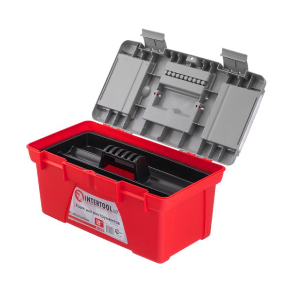 Ящик для  інструментів  18" 480*250*230мм INTERTOOL BX-0418