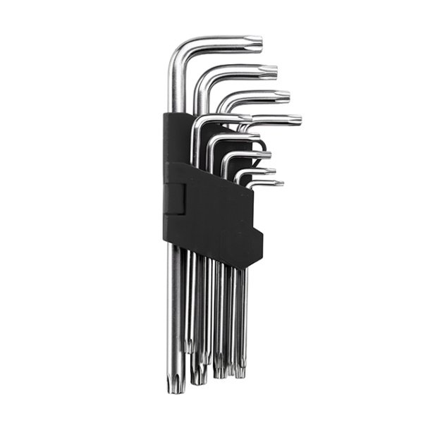 Набір ключів Г-подібних TORX 9 шт, Т10-Т50, Cr-V, Big INTERTOOL HT-0608