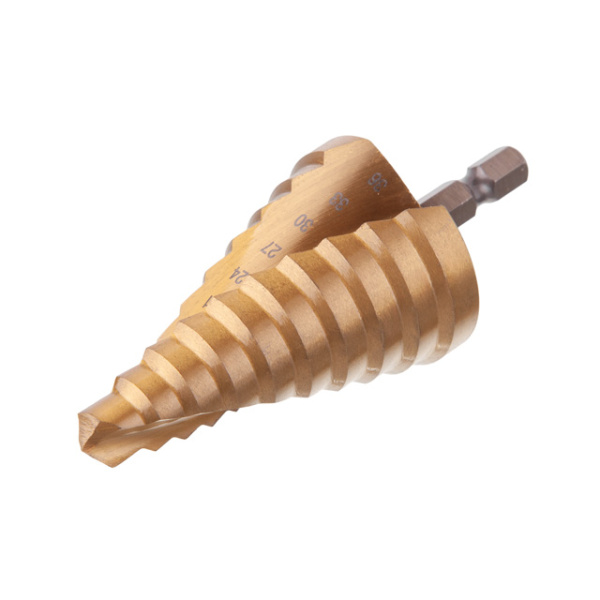 Свердло ступінчасте по металу, спіральне, 9-36 мм, HEX INTERTOOL SD-5838