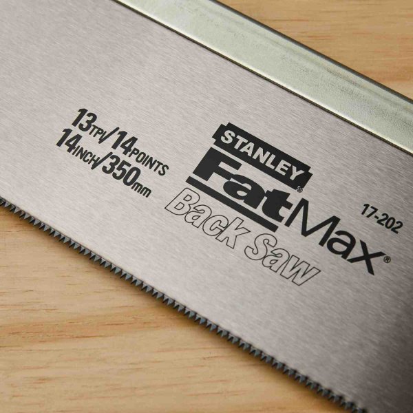 Ножівка FatMax довжиною 350 мм з обушком STANLEY 2-17-202