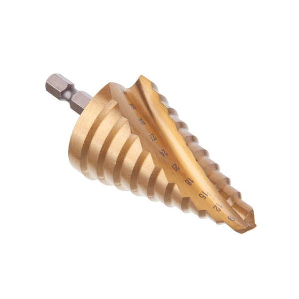 Свердло ступінчасте по металу, спіральне, 9-36 мм, HEX INTERTOOL SD-5838