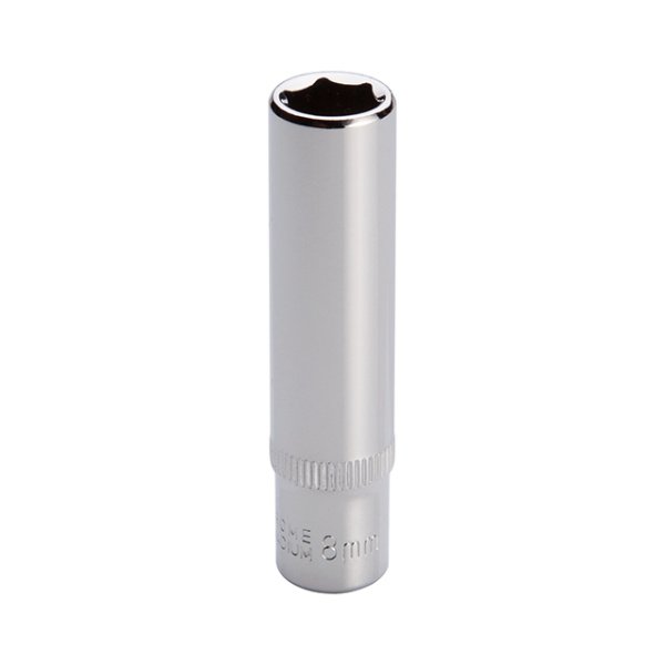 Головка шестигранна подовжена 1/4", 8×50 мм, Cr-V, STORM INTERTOOL ET-0458