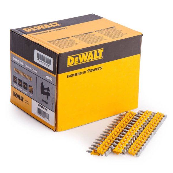 Цвяхи оцинковані по бетону DeWALT DCN8901020