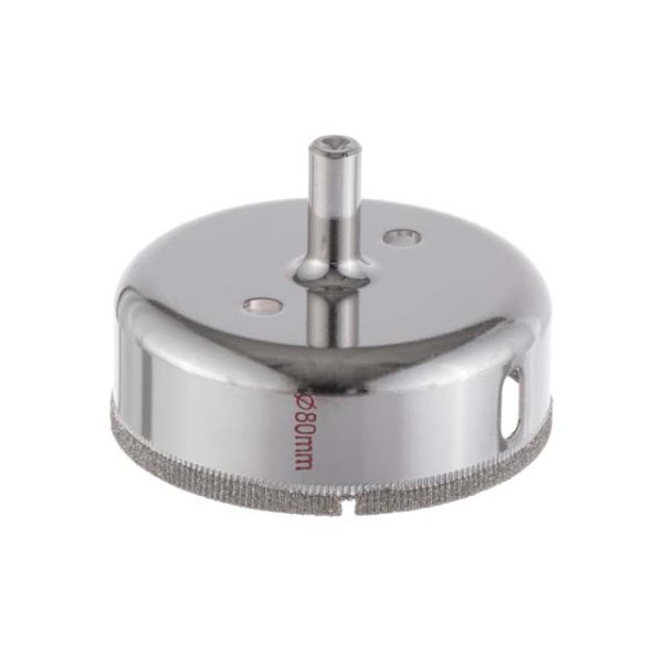 Коронка трубчаста по склу та кераміці 80 мм INTERTOOL SD-0376