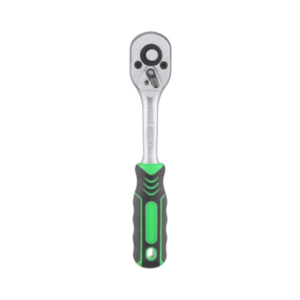Рукоятка з храповим механізмом на 72 зубця 1/4", Cr-V INTERTOOL HT-2124