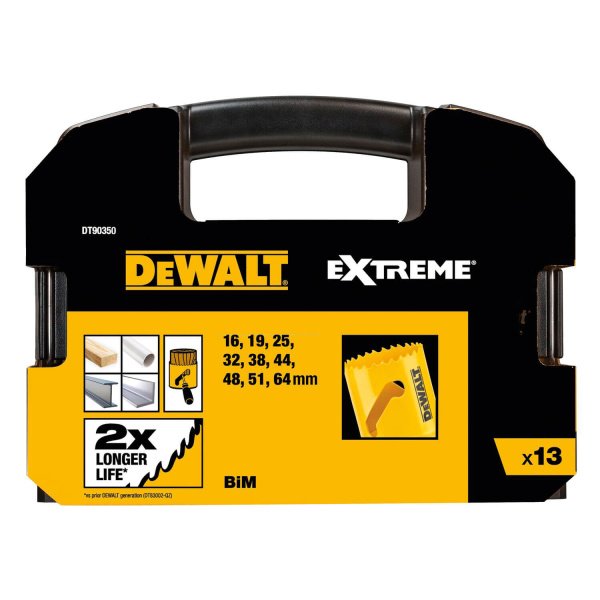 Набір коронок-ціфенборів DeWALT DT90350