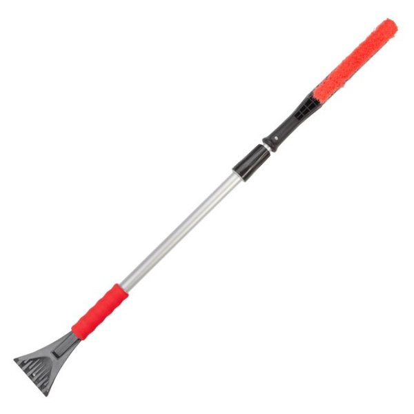 Щітка зі шкребком телескопічна 99 - 139 см INTERTOOL AT-0119