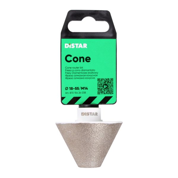 Фреза алмазная конусная Cone 18-55/M14 с