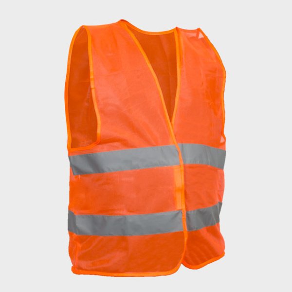 Жилет сигнальний помаранчевий, XL (60×70 см), 100 г/м² INTERTOOL SP-2024