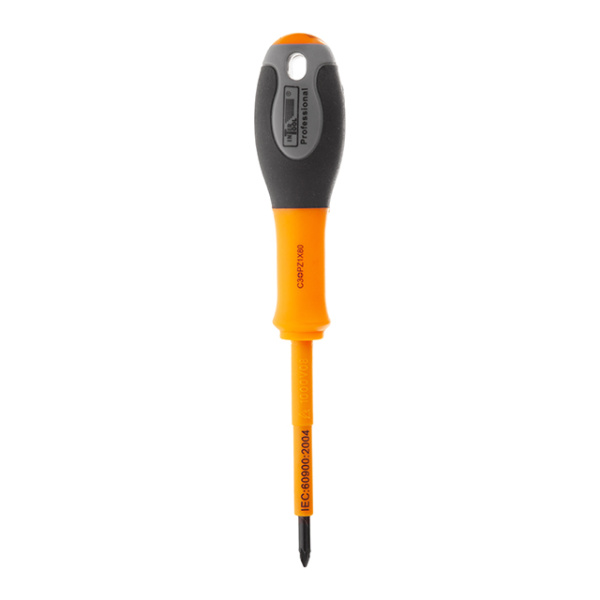 Викрутка хрестова ізольована PZ1, 80 мм 1000 В INTERTOOL VT-3221