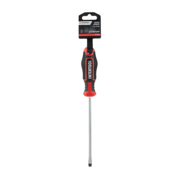 Викрутка шлицьова, SL6,0×150 мм, S2, STORM INTERTOOL VT-3411
