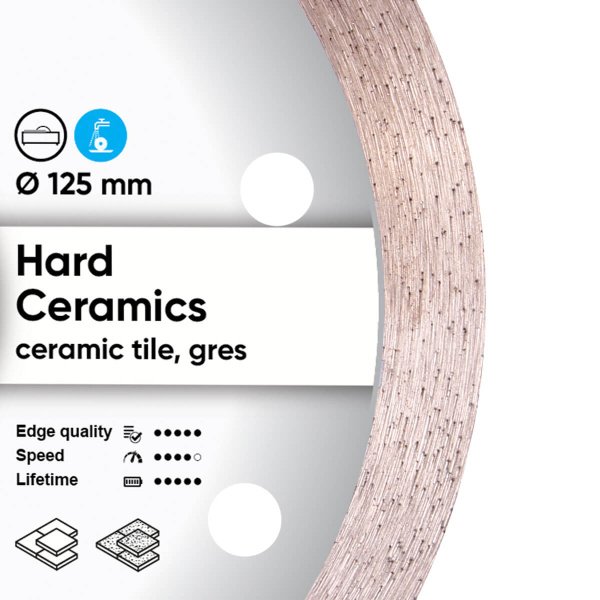 Круг алмазний вiдрiзний Distar 1A1R 125x1,4/1,0x10x22,23 Hard ceramics