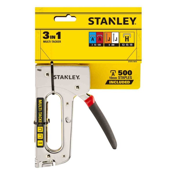 Степлер Light Duty TR120 для скоб типу А, Н (4-10 мм) і шпильок типу J (10 мм) STANLEY STHT6-70410