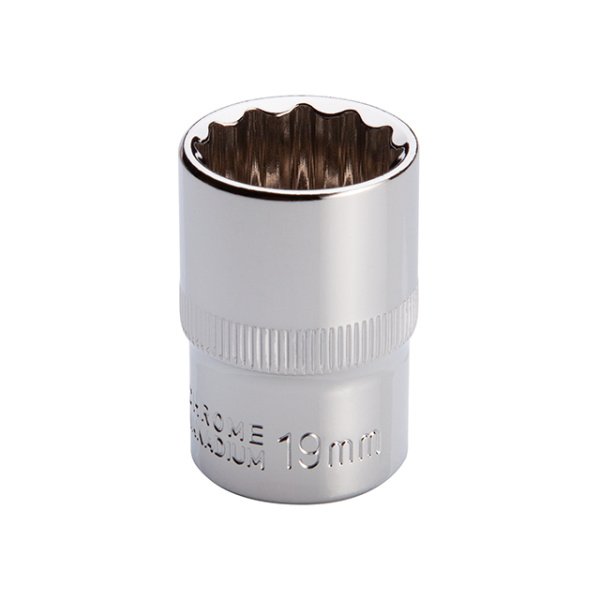 Головка 12 гр. 1/2", 19 мм INTERTOOL ET-0219