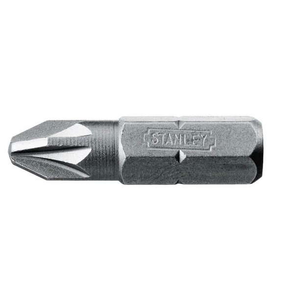 Біта з шестигранним хвостовиком 1/4 під шліц Pz2 довжиною 25 мм STANLEY 1-68-949