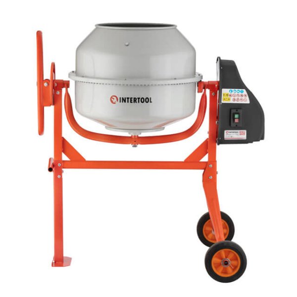 Бетонозмішувач, 0,55 кВт, 120 л, 24-29 об/хв INTERTOOL DT-9120