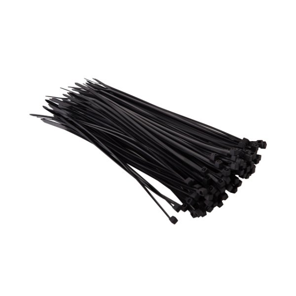 Хомут пластиковий, 2,5×150 мм, 100 шт/упак, чорний INTERTOOL TC-2516