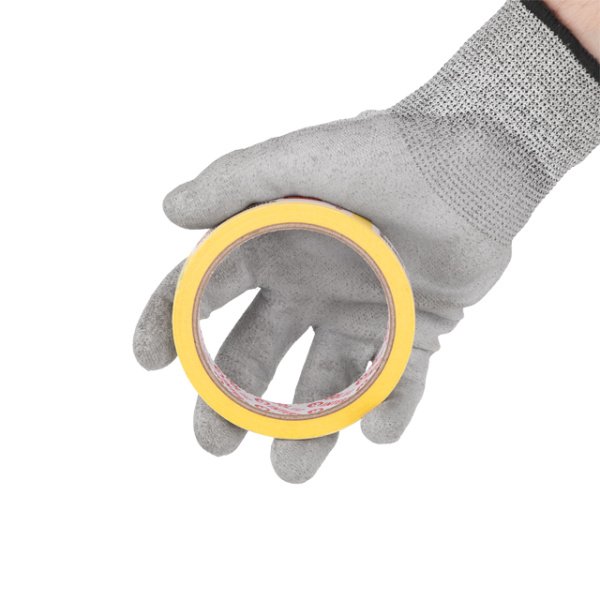 Стрічка малярна 19мм, 20м, жовта INTERTOOL DM-1920