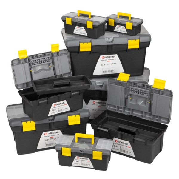 Комплект ящиків для інструментів, 8 од. INTERTOOL BX-0308