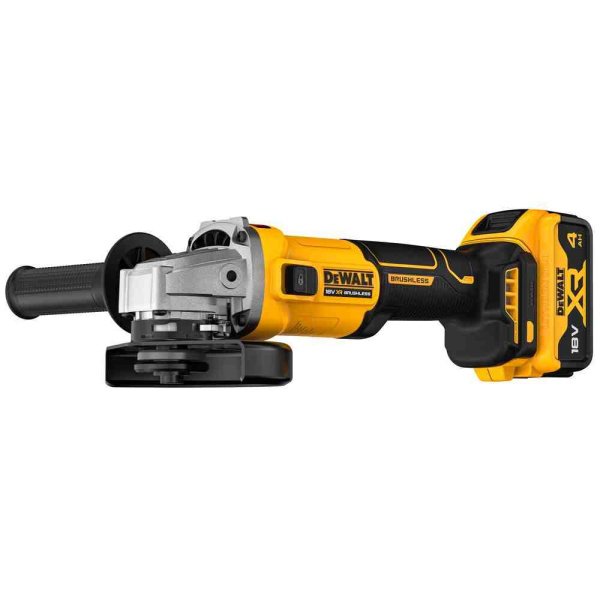 Шліфмашина кутова - болгарка акумуляторна безщіткова DeWALT DCG407M2T