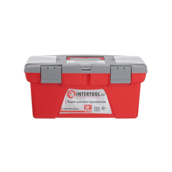 Ящик для  інструментів  18" 480*250*230мм INTERTOOL BX-0418