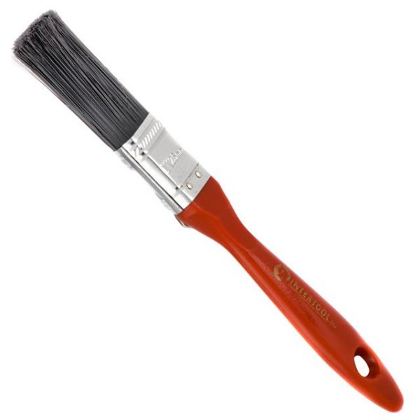 Пензель флейцева "Лакра", 25*13*54 мм, пластикова ручка INTERTOOL KT-1425