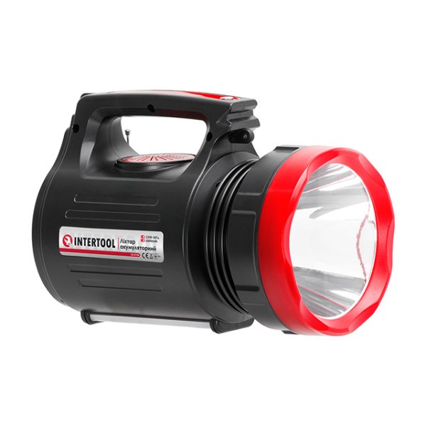 Ліхтар акумуляторний 1 LED 5 Вт + 22 SM INTERTOOL LB-0104