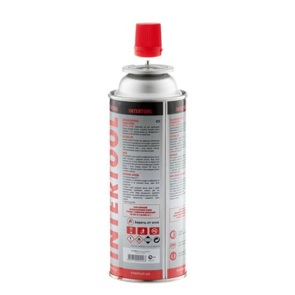 Балон газовий 220 г, від -45 ° С до +45 ° С, Система захисту CRV, STORM INTERTOOL GS-0022