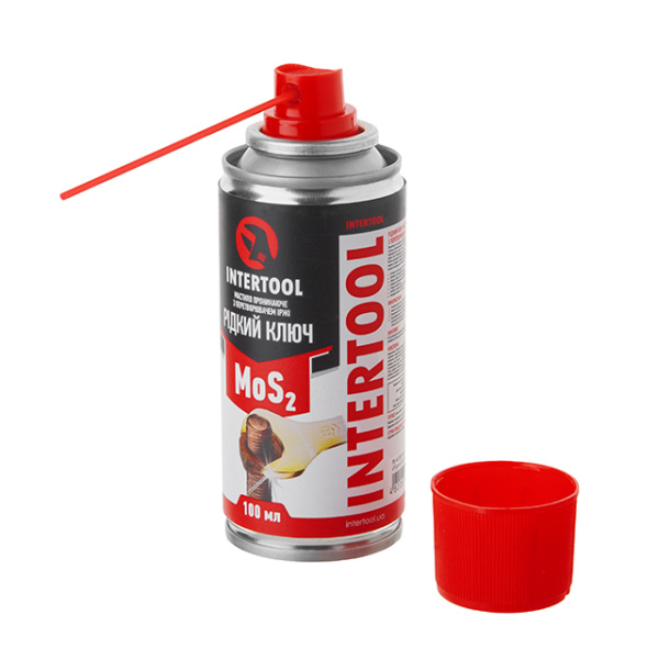 Мастило проникаюче "Рідкий Ключ", аерозоль 100 мл INTERTOOL FS-4110