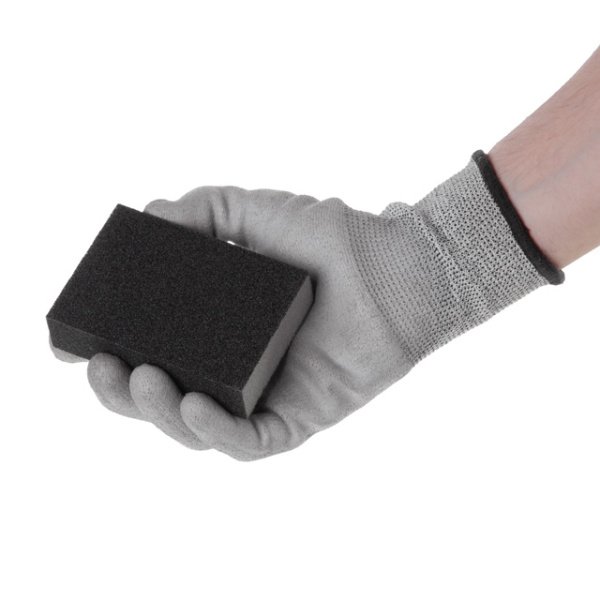 Губка для шліфування 100*70*25 мм, оксид алюмінію К240 INTERTOOL HT-0924