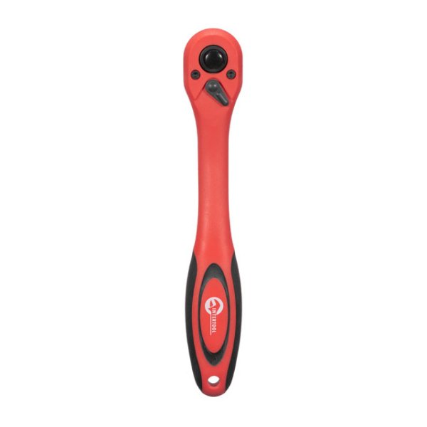 Рукоятка із храповим механізмом на 72 зуба  3/8" вигнута Cr-v(Professional) INTERTOOL HT-2108