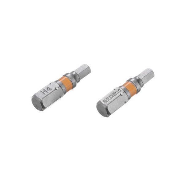 Комплект викруткових насадок, Hex H4, 1/4"×25 мм, S2, 2 од., STORM INTERTOOL VT-0227