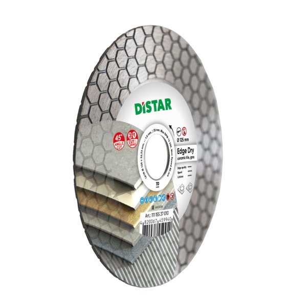 Круг алмазный отрезной 1A1R 125x1,6/1,2x25x22,23 Edge Dry