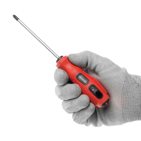 Викрутка хрестова, PZ1×100 мм, Cr-V INTERTOOL VT-3156
