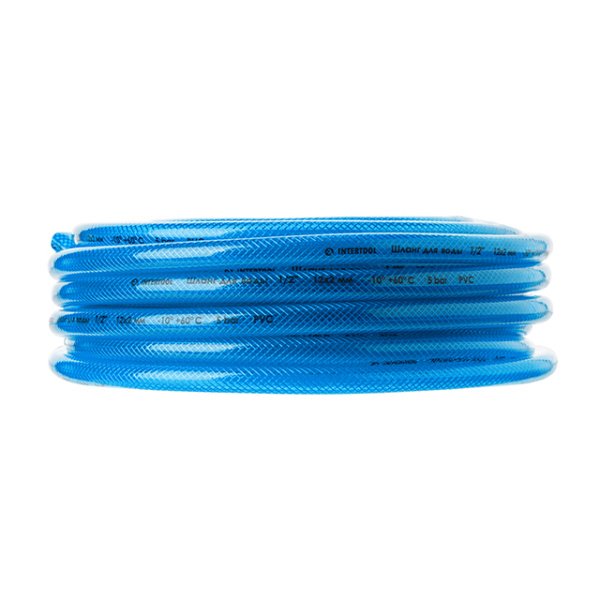 Шланг для води 3-х шаровий 1/2 ", 20м, армований, PVC INTERTOOL GE-4053