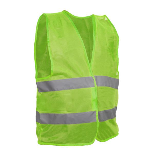 Жилет сигнальний зелений, XXL (62×72 см), 60 г/м² INTERTOOL SP-2019