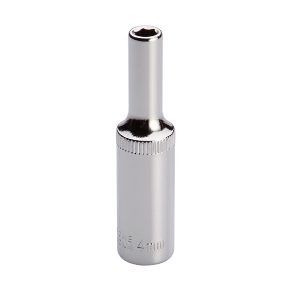 Головка шестигранна подовжена 1/4", 4×50 мм, Cr-V, STORM INTERTOOL ET-0452