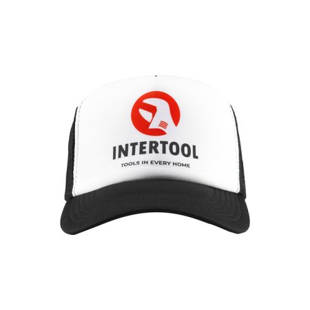Бейсболка "INTERTOOL" (чорно/біла) INTERTOOL PR-0101