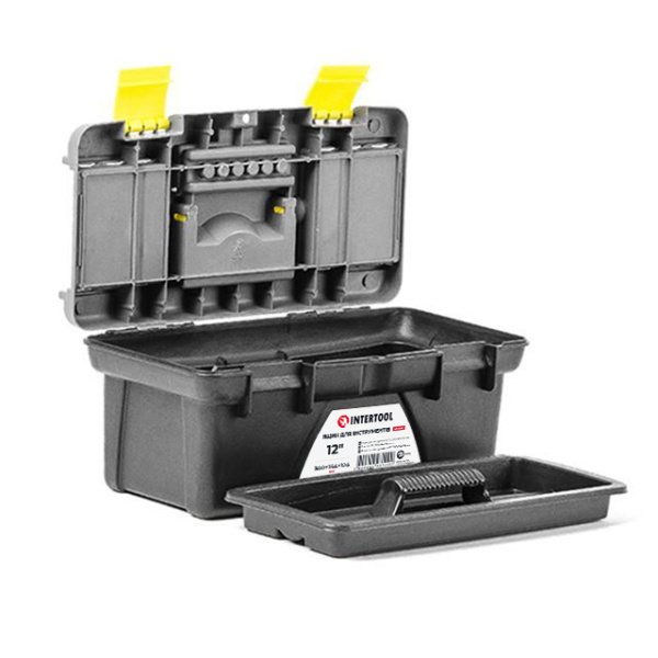 Ящик для  інструментів 12" 300*154*124мм INTERTOOL BX-0312
