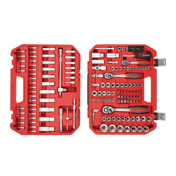 Набір інструментів 1/2" & 3/8" & 1/4" 181од INTERTOOL ET-9181