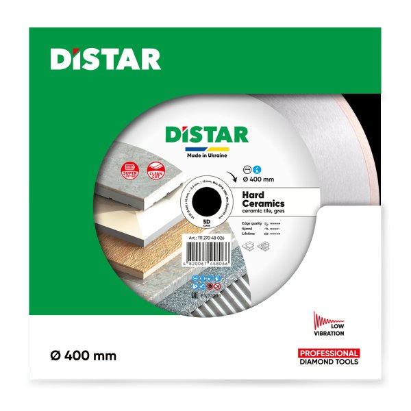 Круг алмазний вiдрiзний Distar 1A1R 400x2,2/1,8x10x32 Hard ceramics