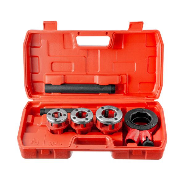 Набір плашок трубних 3 шт, для нарізання різьби: 1/2", 3/4", 1" INTERTOOL SD-8003