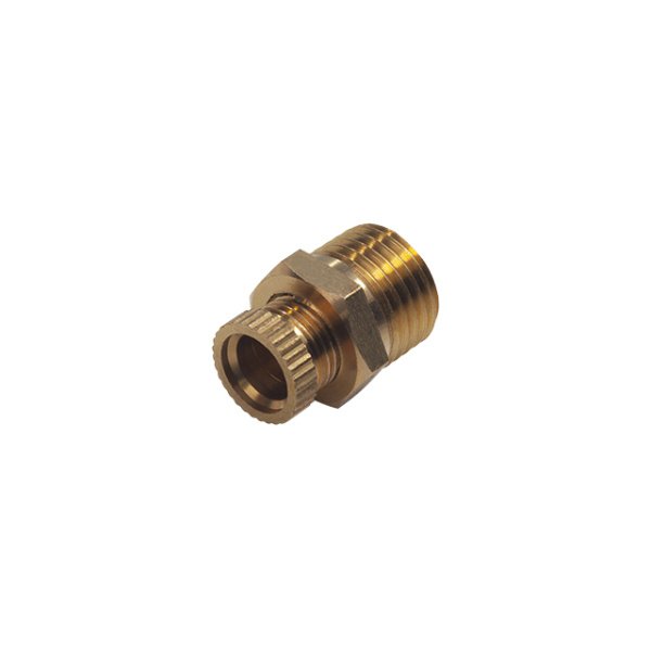 Клапан зливний латунний для компресорів, 1/4", круглий вентиль INTERTOOL PT-5020