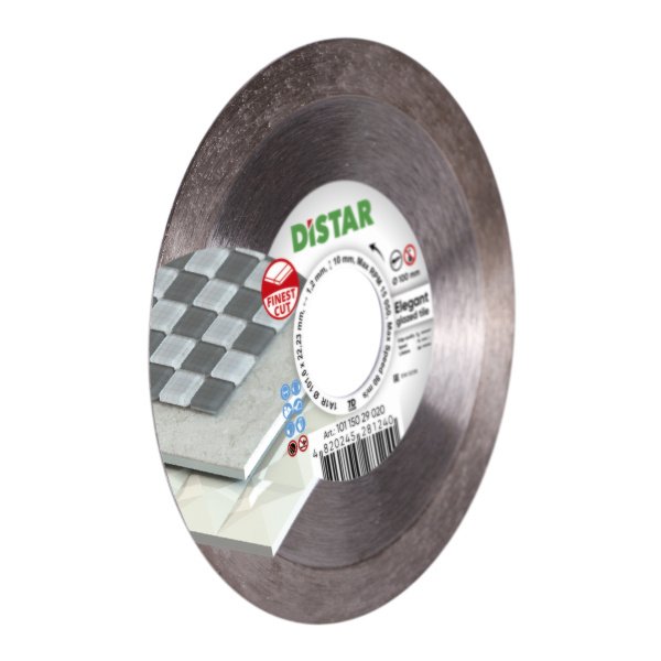 Круг алмазный отрезной 1A1R 101,6x1,2/0,8x10x22,23 Elegant