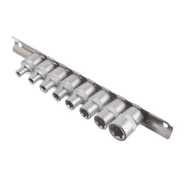 Набір головок TORX 8 шт, E5-E16, 3/8" INTERTOOL ET-6015
