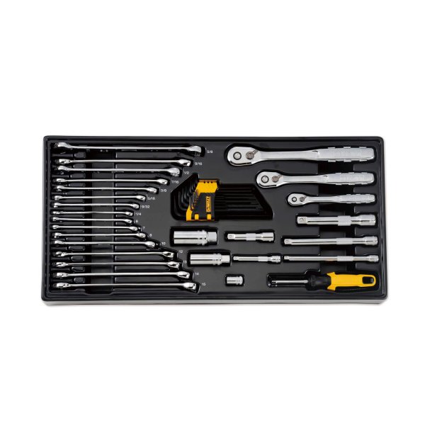 Набір головок, біт, шестигранних ключів 1/4, 3/8, 1/2, 341 предмет DeWALT DWMT45341-1