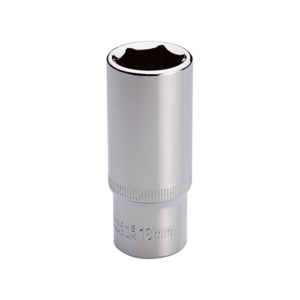 Головка шестигранна подовжена 3/8", 18×64 мм, Cr-V, STORM INTERTOOL ET-0428