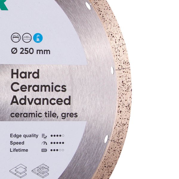 Круг алмазный отрезной 1A1R 250x1,5x10x25,4 Hard ceramics Advanсed