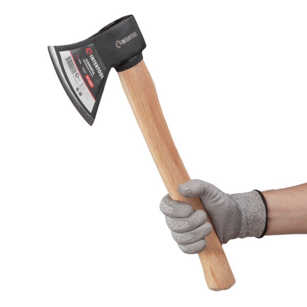 Сокира 1000 г, ручка пекан INTERTOOL HT-0258